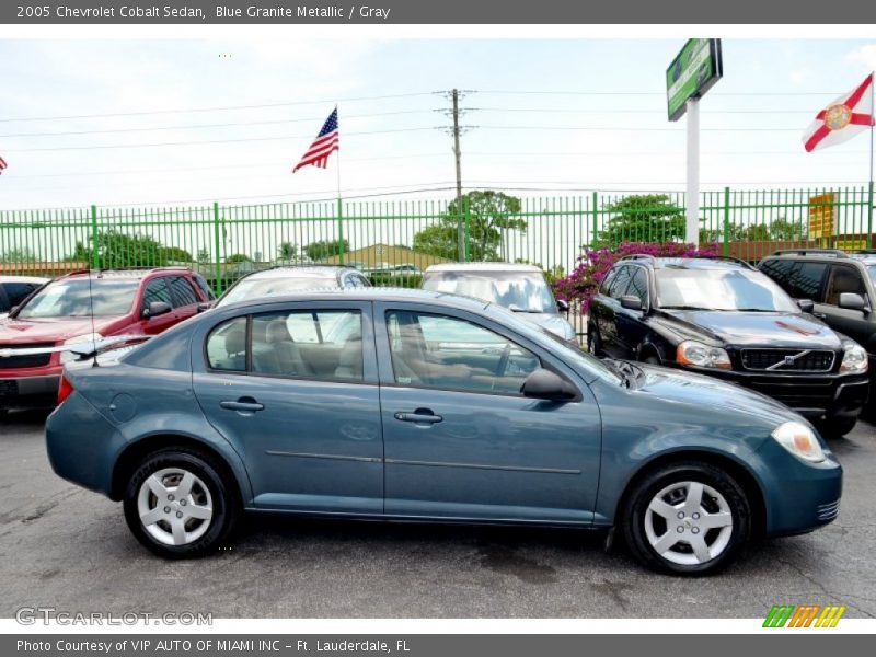 Blue Granite Metallic / Gray 2005 Chevrolet Cobalt Sedan