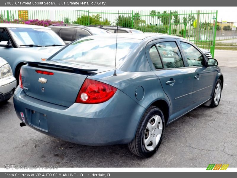 Blue Granite Metallic / Gray 2005 Chevrolet Cobalt Sedan