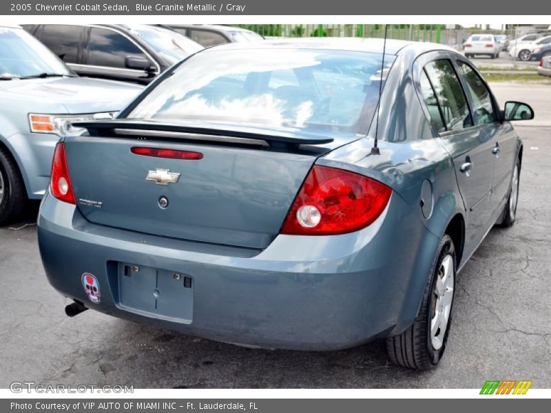 Blue Granite Metallic / Gray 2005 Chevrolet Cobalt Sedan