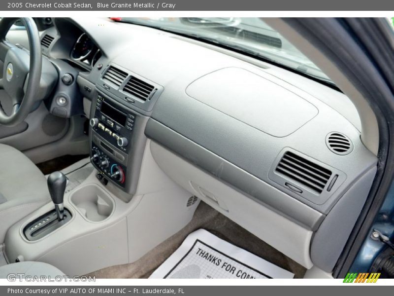 Blue Granite Metallic / Gray 2005 Chevrolet Cobalt Sedan