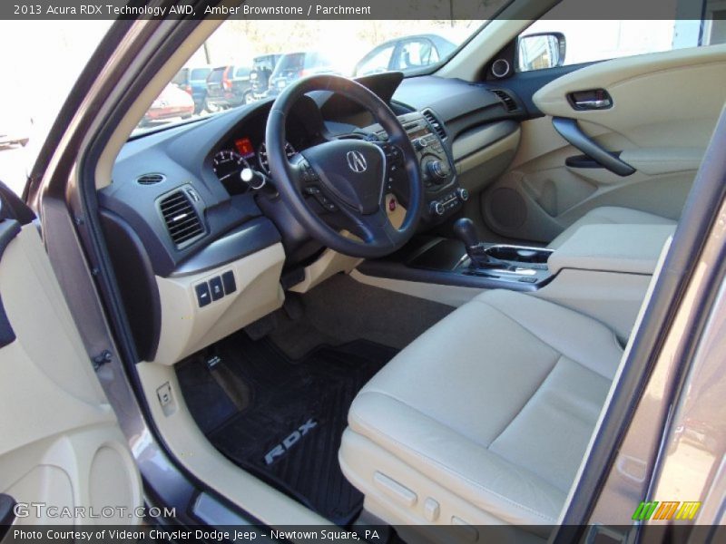 Amber Brownstone / Parchment 2013 Acura RDX Technology AWD