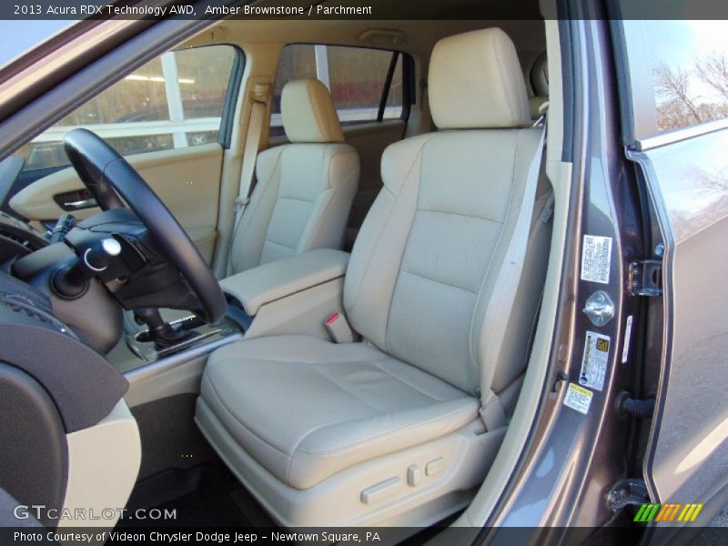 Amber Brownstone / Parchment 2013 Acura RDX Technology AWD