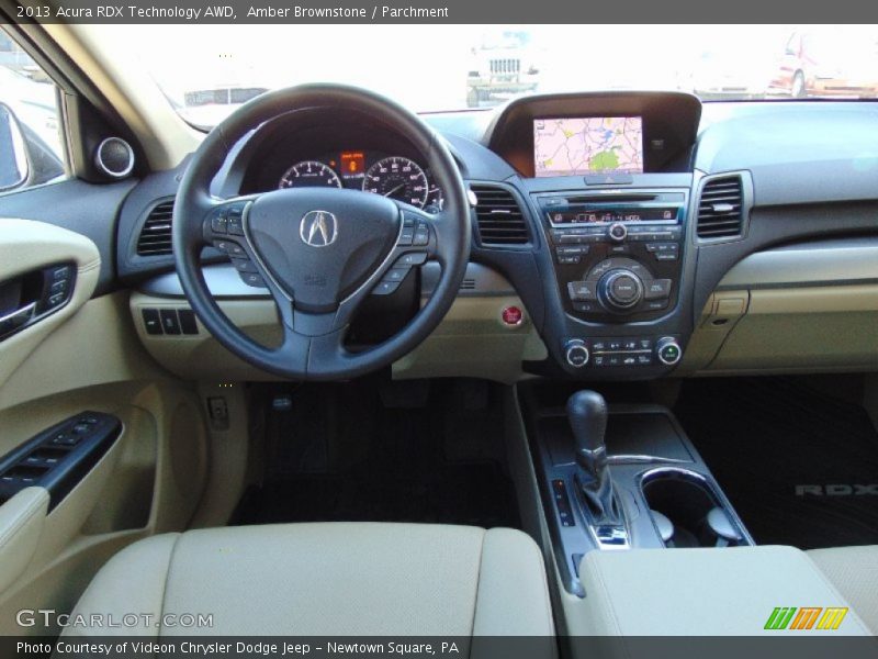 Amber Brownstone / Parchment 2013 Acura RDX Technology AWD
