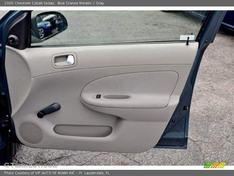 Blue Granite Metallic / Gray 2005 Chevrolet Cobalt Sedan