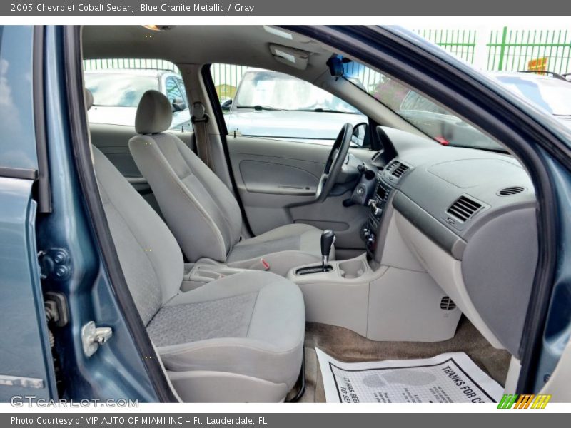 Blue Granite Metallic / Gray 2005 Chevrolet Cobalt Sedan