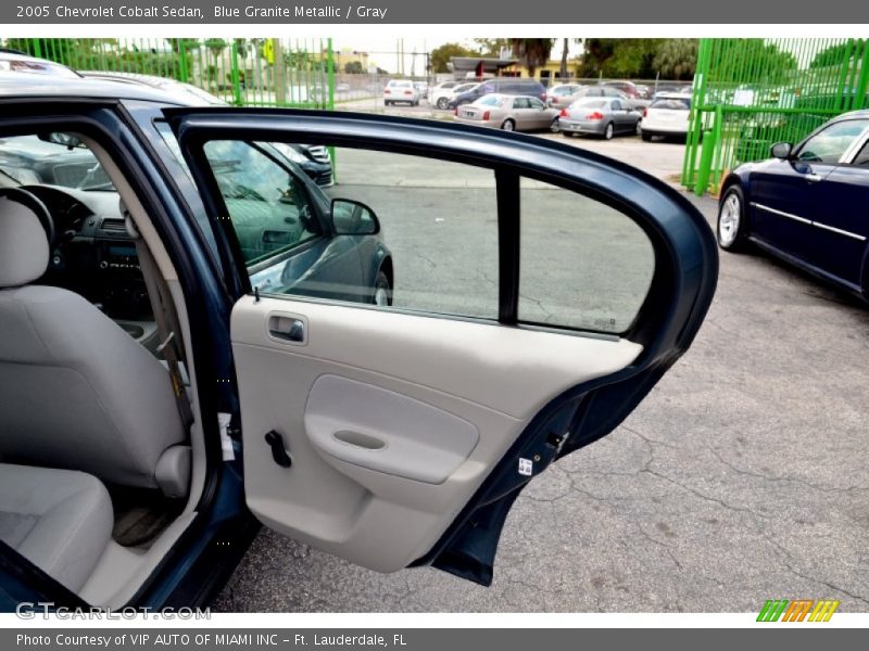Blue Granite Metallic / Gray 2005 Chevrolet Cobalt Sedan