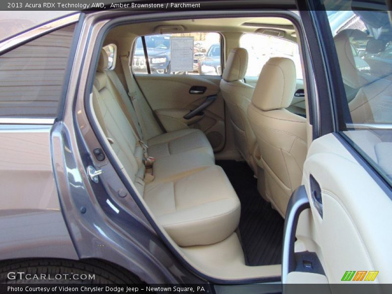 Amber Brownstone / Parchment 2013 Acura RDX Technology AWD