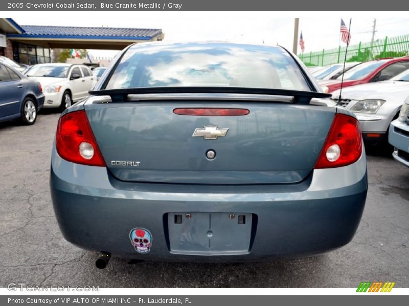 Blue Granite Metallic / Gray 2005 Chevrolet Cobalt Sedan