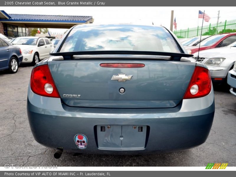 Blue Granite Metallic / Gray 2005 Chevrolet Cobalt Sedan