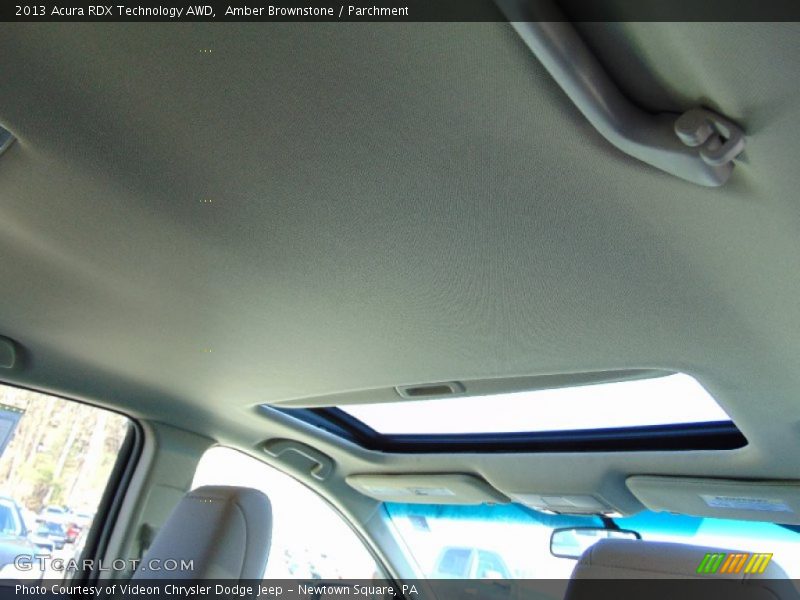 Amber Brownstone / Parchment 2013 Acura RDX Technology AWD