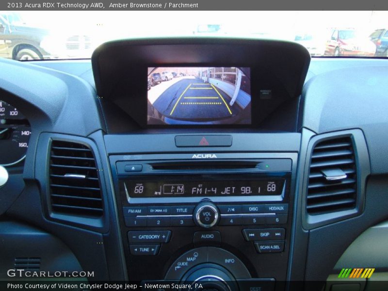 Amber Brownstone / Parchment 2013 Acura RDX Technology AWD