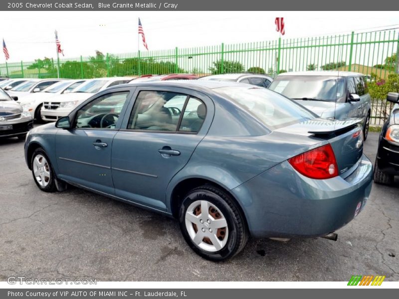 Blue Granite Metallic / Gray 2005 Chevrolet Cobalt Sedan