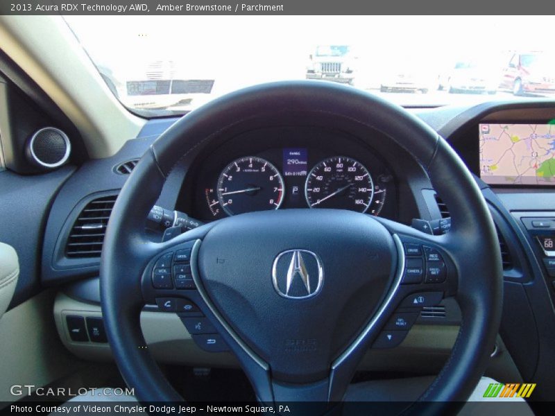 Amber Brownstone / Parchment 2013 Acura RDX Technology AWD