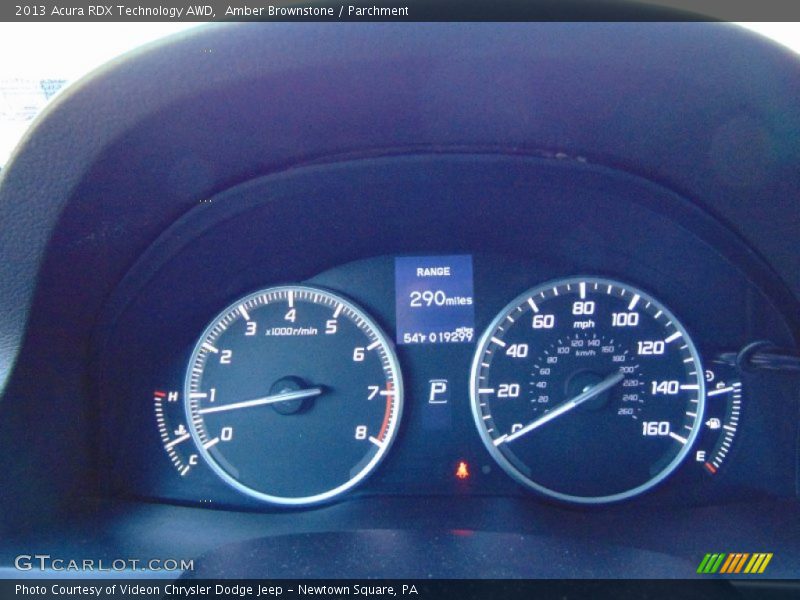Amber Brownstone / Parchment 2013 Acura RDX Technology AWD