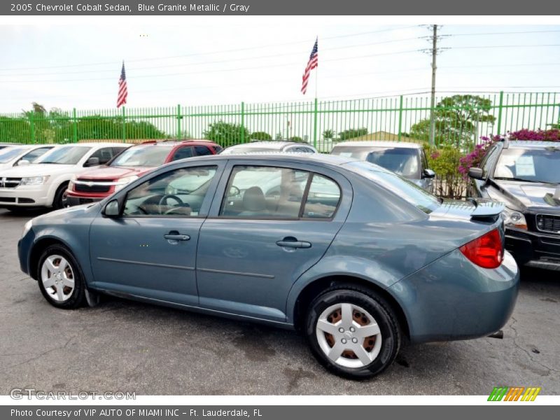 Blue Granite Metallic / Gray 2005 Chevrolet Cobalt Sedan