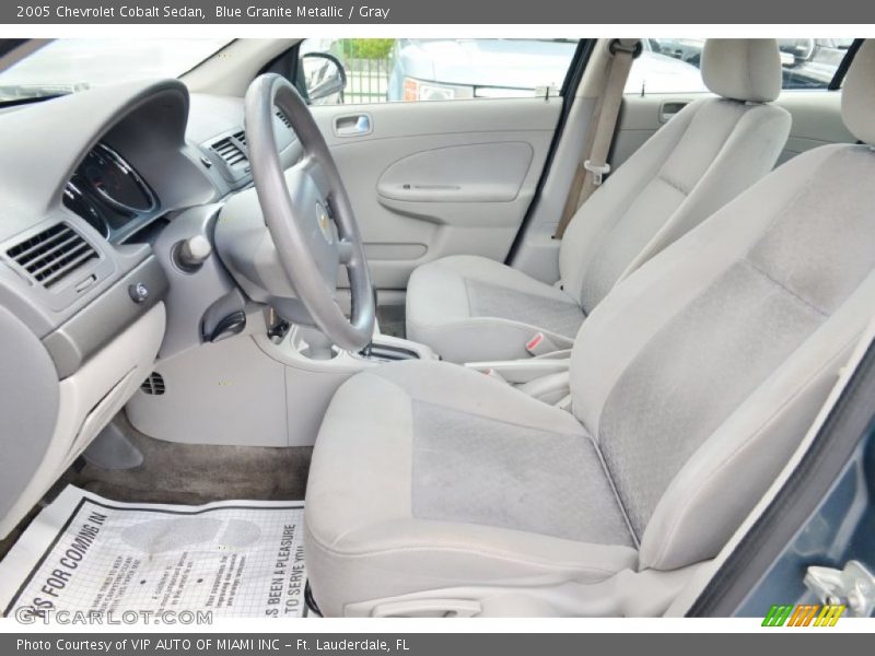 Blue Granite Metallic / Gray 2005 Chevrolet Cobalt Sedan