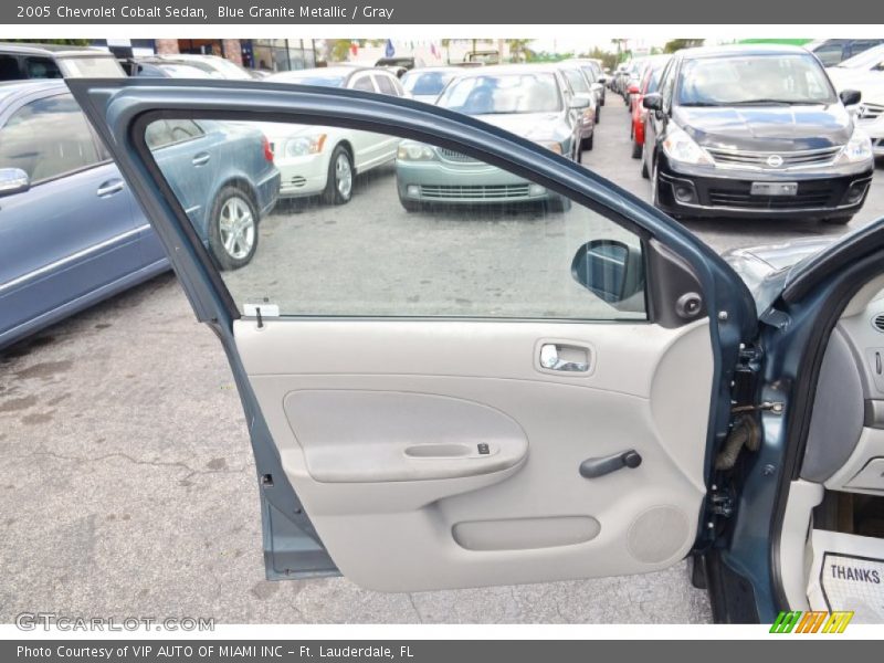 Blue Granite Metallic / Gray 2005 Chevrolet Cobalt Sedan