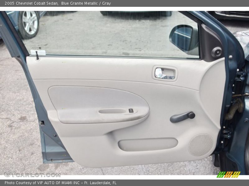 Blue Granite Metallic / Gray 2005 Chevrolet Cobalt Sedan