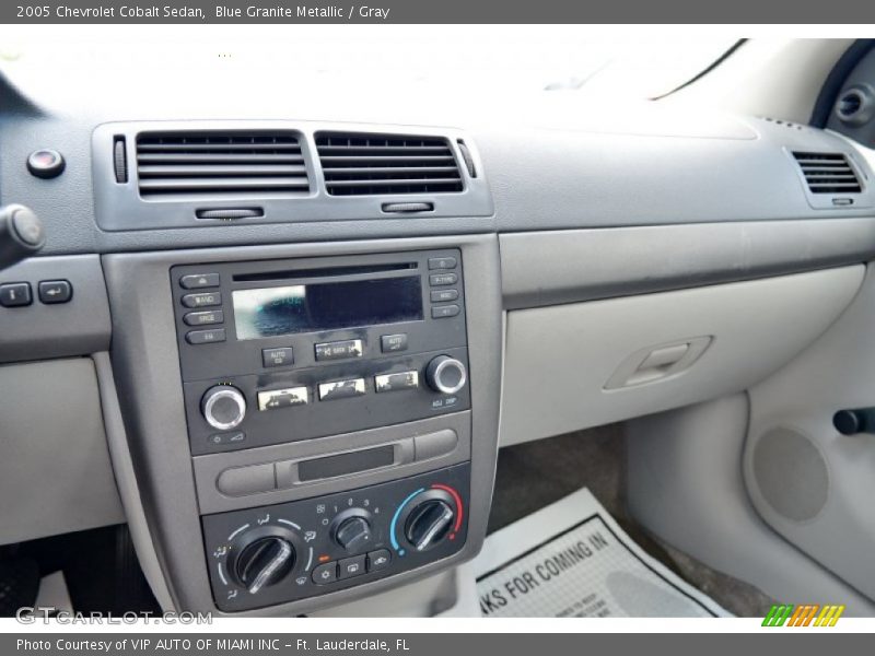 Blue Granite Metallic / Gray 2005 Chevrolet Cobalt Sedan