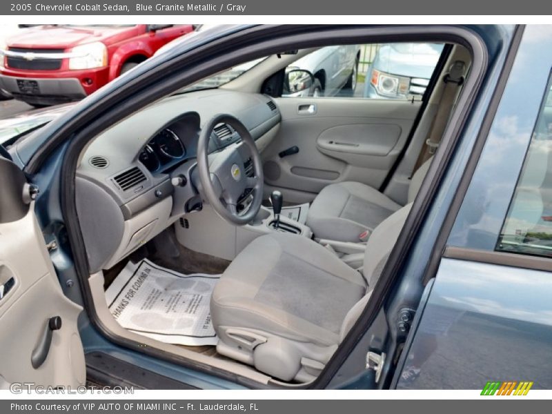 Blue Granite Metallic / Gray 2005 Chevrolet Cobalt Sedan