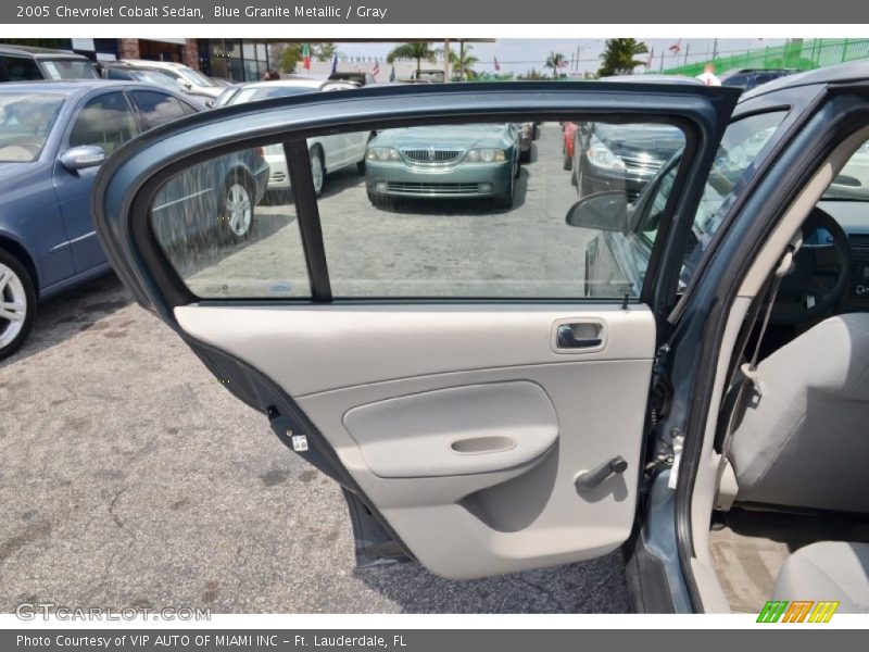 Blue Granite Metallic / Gray 2005 Chevrolet Cobalt Sedan