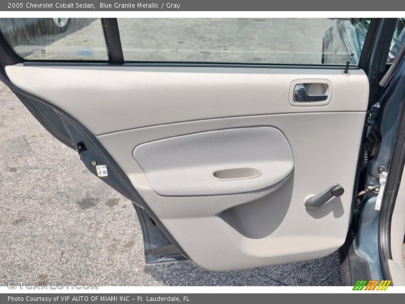 Blue Granite Metallic / Gray 2005 Chevrolet Cobalt Sedan