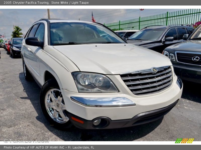 Stone White / Light Taupe 2005 Chrysler Pacifica Touring