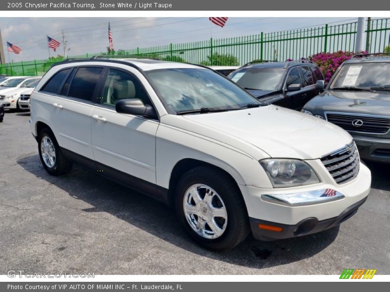 Stone White / Light Taupe 2005 Chrysler Pacifica Touring