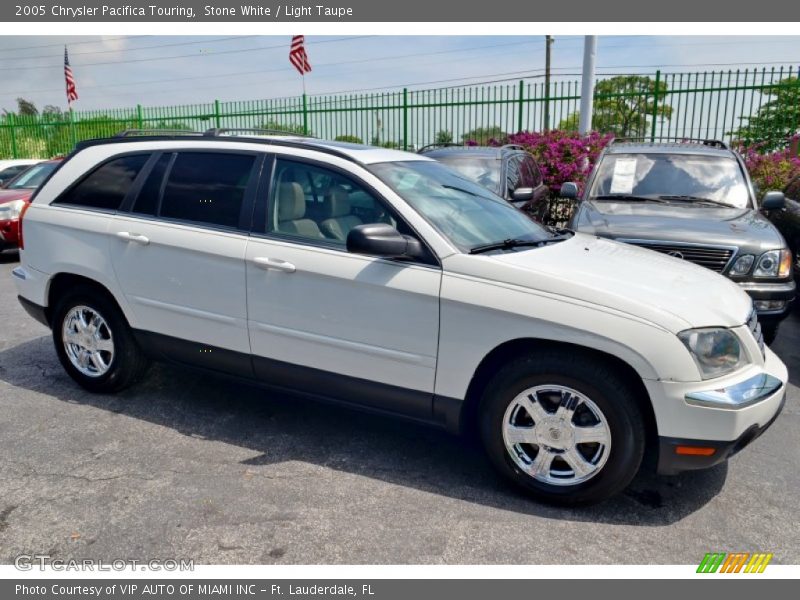 Stone White / Light Taupe 2005 Chrysler Pacifica Touring