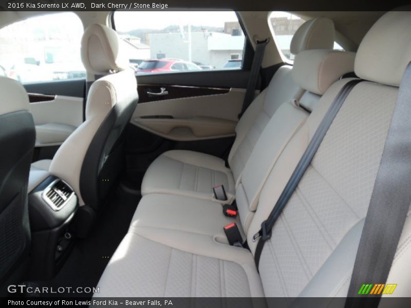 Rear Seat of 2016 Sorento LX AWD