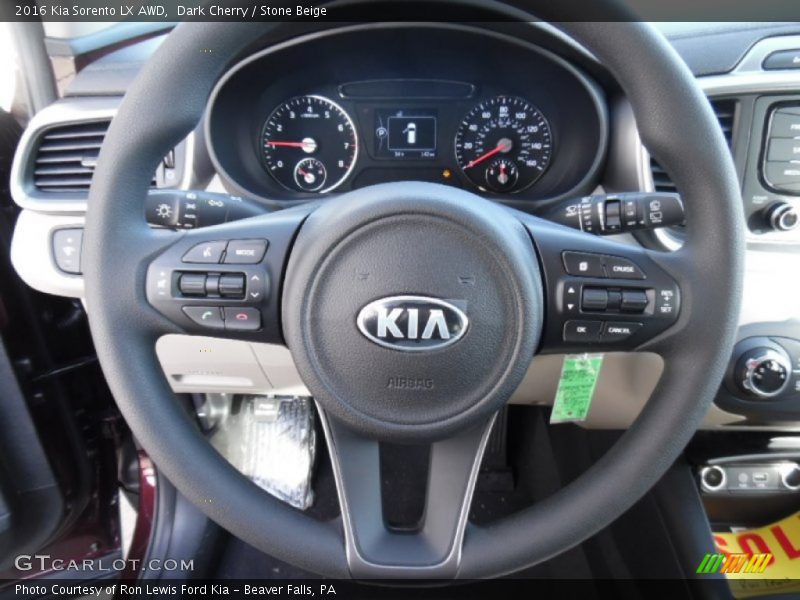  2016 Sorento LX AWD Steering Wheel