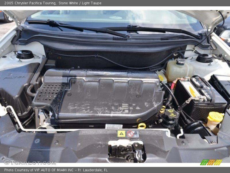 Stone White / Light Taupe 2005 Chrysler Pacifica Touring