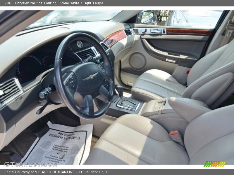 Stone White / Light Taupe 2005 Chrysler Pacifica Touring