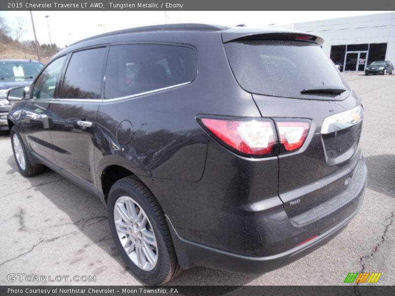 Tungsten Metallic / Ebony 2015 Chevrolet Traverse LT AWD