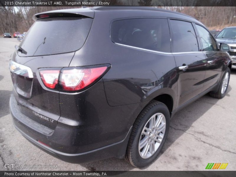 Tungsten Metallic / Ebony 2015 Chevrolet Traverse LT AWD