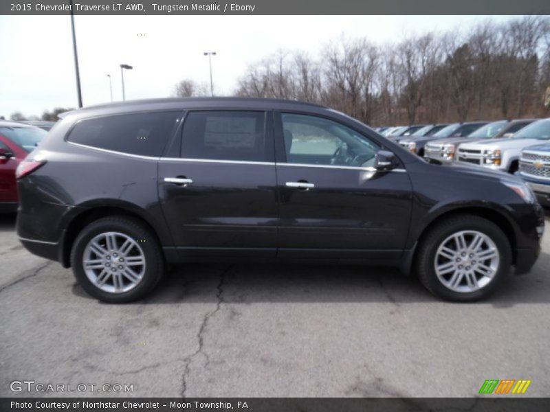 Tungsten Metallic / Ebony 2015 Chevrolet Traverse LT AWD