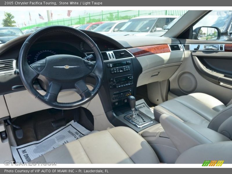 Stone White / Light Taupe 2005 Chrysler Pacifica Touring