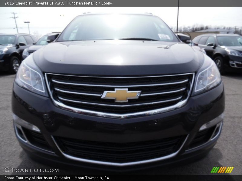 Tungsten Metallic / Ebony 2015 Chevrolet Traverse LT AWD