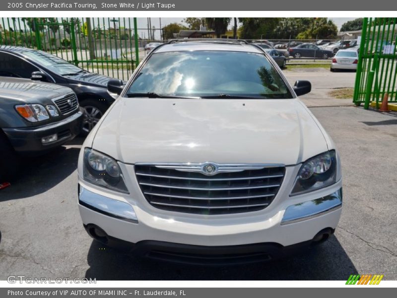 Stone White / Light Taupe 2005 Chrysler Pacifica Touring