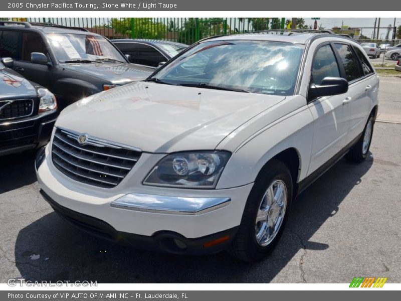 Stone White / Light Taupe 2005 Chrysler Pacifica Touring