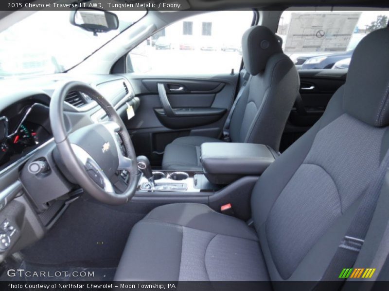 Tungsten Metallic / Ebony 2015 Chevrolet Traverse LT AWD