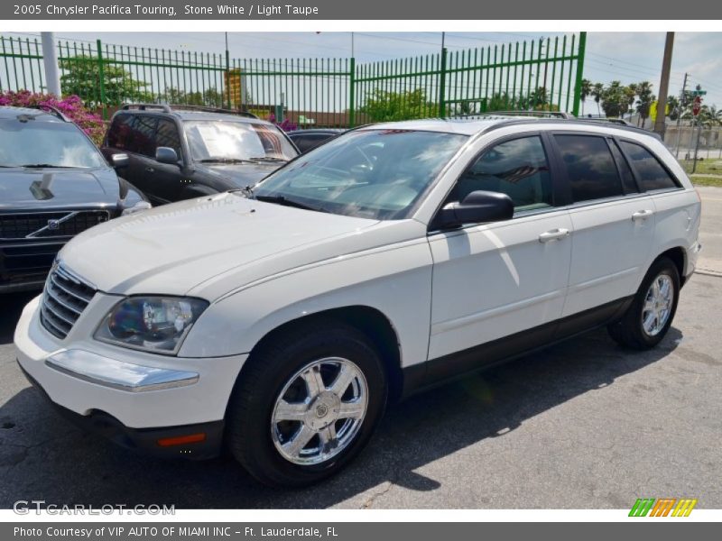 Stone White / Light Taupe 2005 Chrysler Pacifica Touring