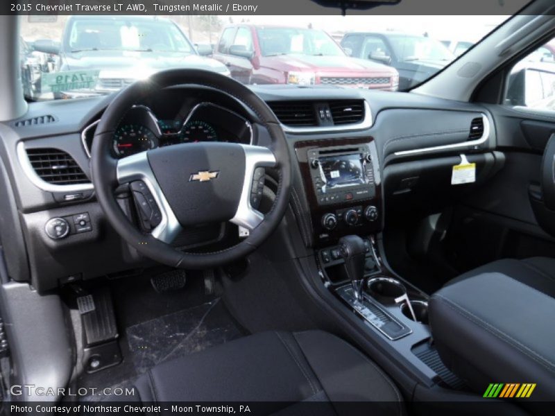 Tungsten Metallic / Ebony 2015 Chevrolet Traverse LT AWD