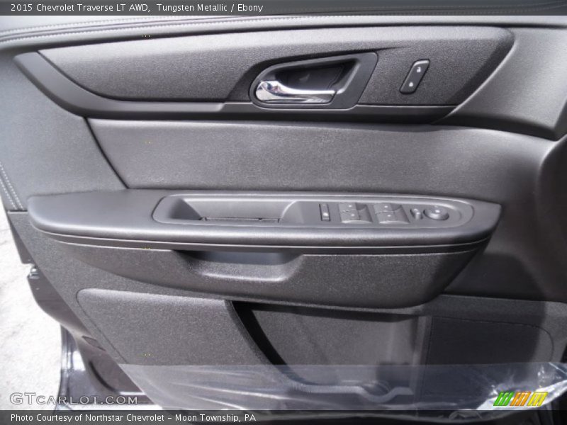Tungsten Metallic / Ebony 2015 Chevrolet Traverse LT AWD