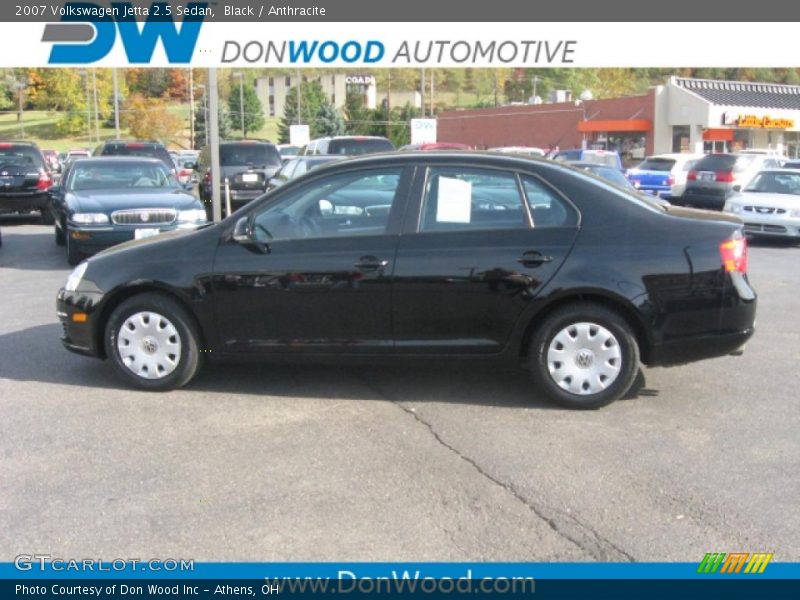 Black / Anthracite 2007 Volkswagen Jetta 2.5 Sedan