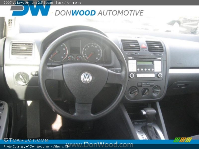 Black / Anthracite 2007 Volkswagen Jetta 2.5 Sedan