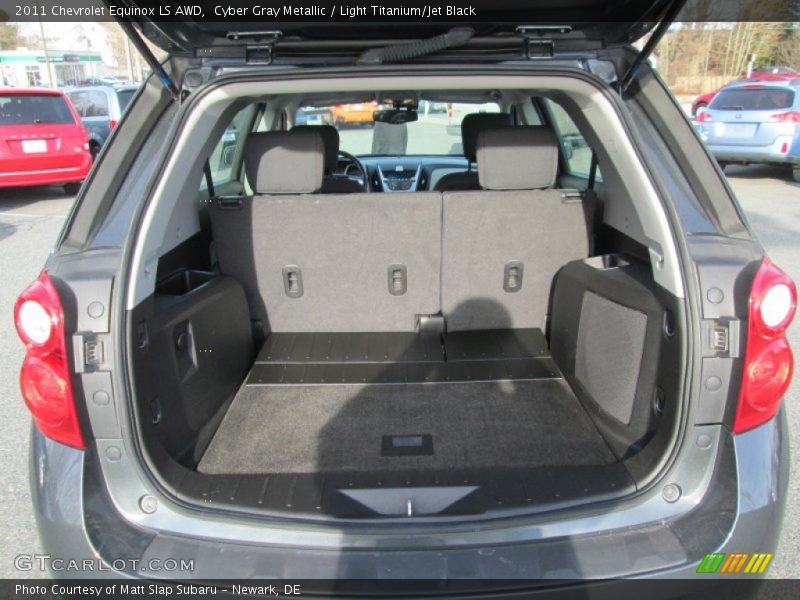 Cyber Gray Metallic / Light Titanium/Jet Black 2011 Chevrolet Equinox LS AWD