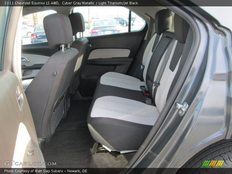 Cyber Gray Metallic / Light Titanium/Jet Black 2011 Chevrolet Equinox LS AWD