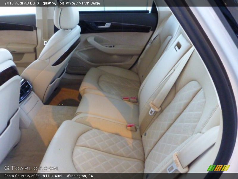 Ibis White / Velvet Beige 2015 Audi A8 L 3.0T quattro