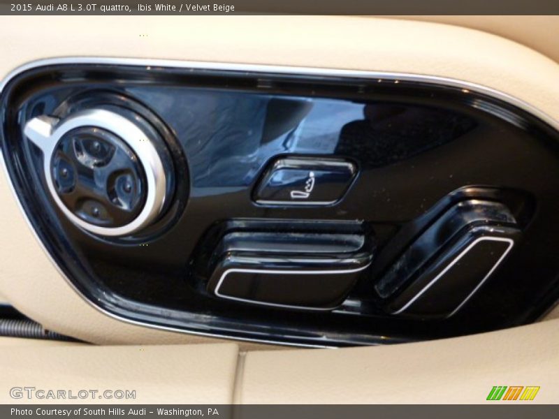 Ibis White / Velvet Beige 2015 Audi A8 L 3.0T quattro